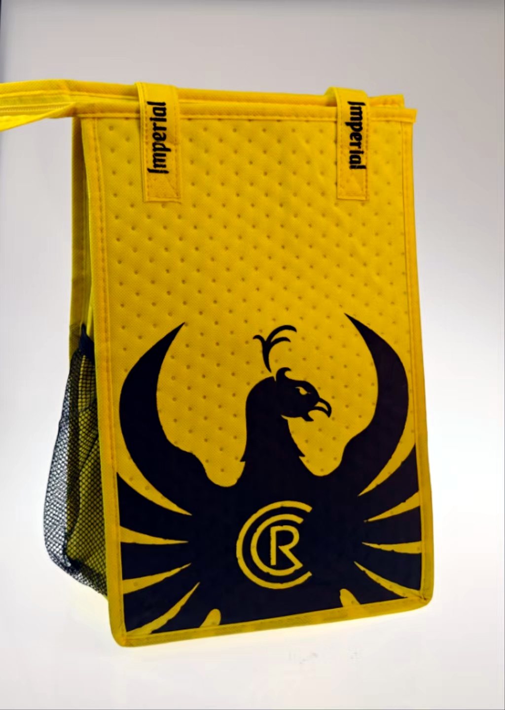 Branded non-woven insulated tote with custom print